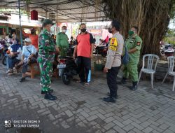 Serda Catur Sosialisasikan Prokes saat Komsos di Pusat Keramaian