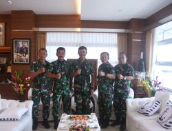 Pangkoarmada II Terima Kunjungan Kapoksahli Pushidrosal