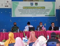 Babinsa Koramil 1802-03/Salawati Hadiri Muskam Kampung Klasmelek