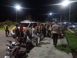 Unit Sat Samapta Polres KSB, Gelar Patroli Skala Besar Dan Penyaluran Bansos