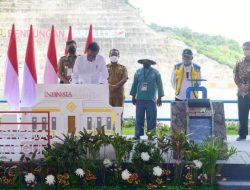 Presiden Jokowi Resmikan Bendungan Karalloe di Gowa