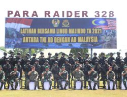 Pangdivif 2 Kostrad Pimpin Upacara Pembukaan Latma Malindo TA. 2021