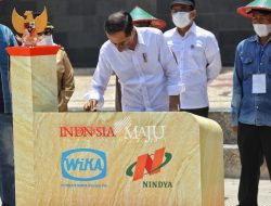 Presiden RI Joko Widodo Meresmikan Bendungan Tugu dan Bendungan Gongseng di Kabupaten Trenggalek