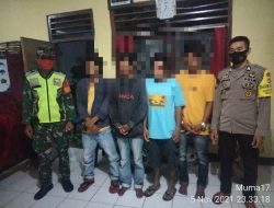 Lagi Asyik Transaksi Narkoba Di Kebun, 4 Pemuda Di Bima Diciduk Polisi