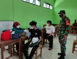 Vaksinasi Kodim 0732/Sleman Sasar SMK Muhammadiyah Mlati