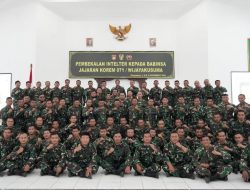 Pembekalan Intelijen Teritorial Babinsa Korem 071/Wijayakusuma Ditutup