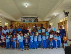 Beri Motivasi Pada Generasi Muda Di Usia Dini, Satgas Yonif RK 751/VJS Kunjungi Sekolah Paud