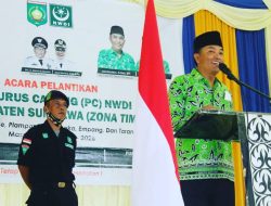 PC NWDI Sumbawa Zona Timur Dilantik, Ini Pesan Ketua Umum Jamaluddin Malady