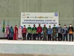 Danramil Aimas Hadiri Serbuan Vaksinasi Tahap I dan II Covid 19 Muhammadyah