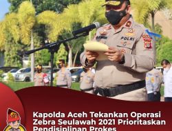 Polda Aceh Operasi Zebra Seulawah 2021