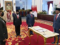Presiden Jokowi Resmi Lantik Jenderal Andika Sebagai Panglima TNI