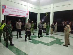 Anggota Koramil 11/Depok Patroli Cegah Kejahatan Malam dan Pendisiplinan Prokes
