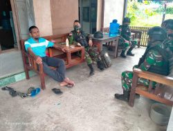 Di Tapal Batas Papua TNI Jalin Silaturahmi Dengan Masyarakat