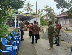 Anggota Koramil 15/Moyudan Bersama Tim, Cegah Kalster Covid di Tempat Hajatan