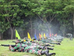 Prajurit Kodim 0732/Sleman Mengasah Naluri Tempur