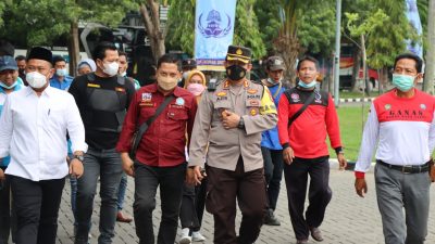 Aksi Unjuk Rasa Berjalan Kondusif, Kapolres Gresik AKBP Mochamad Nur Azis Ucapkan Terimakasih