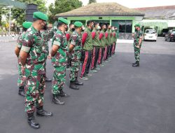 Dandim 0732/Sleman Pimpin Apel Pengecekan Komcad TNI TA 2021 Wilayah Kabupaten Sleman