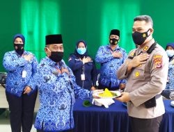 Wakapolresta Tangerang Ikuti Puncak Peringatan HUT ke-50 KORPRI secara Virtual