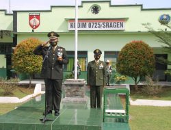 Kodim Sragen – Dandim Sragen Pimpin Upacara Peringatan Hari Pahlawan tahun 2021 “Pahlawanku Inspirasiku “