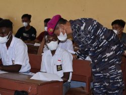 Tarik Minat Siswa, TNI AL Lantamal XI Sosialisasi Penerimaan Prajurit