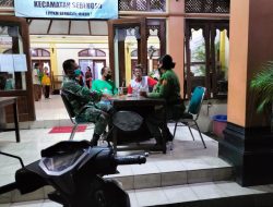 Koramil 03/Serengan Patroli Ajak Warga Jaga Kamtibmas dan Prokes