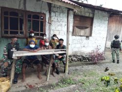 Satgas Yonif Mekanis 512/QY Kunjungi Kampung Banda