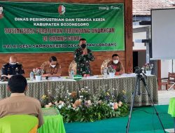 Kasdim 0813 Bojonegoro Hadiri Sosialisasi Bahaya Rokok Ilegal