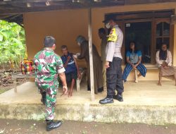 Babinsa Koramil 12 Simo Jemput Bola Vaksinasi Warga