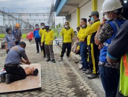 PLN UPHK Palembang Gelar Simulasi Tanggap Darurat Kebakaran