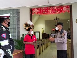 Memberikan Rasa Aman dan Nyaman Dalam Beribadah, Polres Lombok Tengah Laksanakan Patroli Di Tiga Gereja