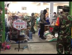 Tegakan Prokes, Koramil Kemusu Gelar Operasi Yustisi di Desa Genengsari