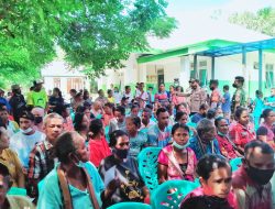 Satgas Pamtas RI-RDTL Yonif 743/PSY Terus Vaksinasi di Perbatasan