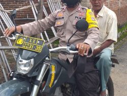 Bripka Muslim Bhabinkamtibmas Polres Bima Kota, Siaga Antar Jemput Warga Menuju Gerai Vaksin