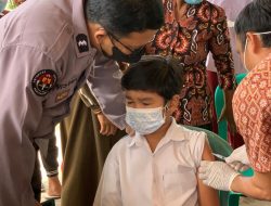 Maksimalkan Herd Immunyity, Polsek Tanjung Gencarkan Vaksinasi Anak dan Pelajar usia 6-11 Tahun