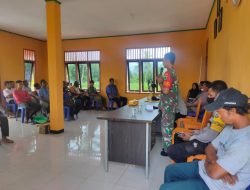 Babinsa Koramil 1802-06/Klamono Hadiri Penetapan Calon Kepala Kampung