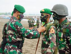Danrem 071/Wijayakusuma Hadiri Upacara Tradisi Pembaretan Sarcabif Taruna Akmil