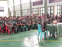 Pasiops Kodim1802/Sorong Pembekalan Satgas Satuan BKO Apter Gelombang lll