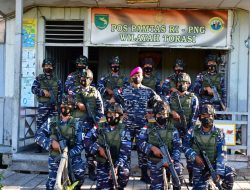 Danlantamal XI Merauke Kunjungi Prajurit Pos Pamtas Posal Torasi