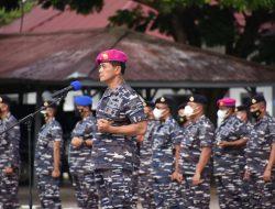 Danlantal XI Merauke Pimpin Apel Khusus Penghujung Tahun 2021