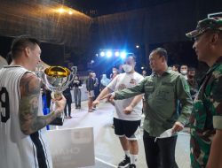 Danrem 061/Sk Apresiasi Kompetisi Basket Ball
