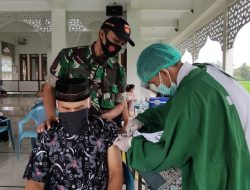Kodim 0732/Sleman Laksanakan vaksin door to door Dosis 2 (Dua) di 4 (Empat) Padukuhan
