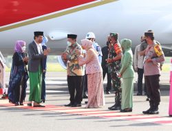 Pangdam II/Sriwijaya Pimpin Pengamanan Kunjungan Presiden dan Wapres di Lampung