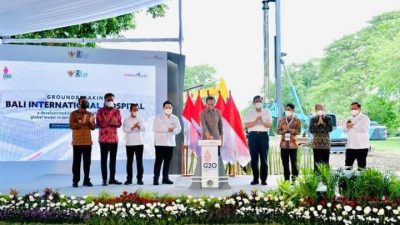 Groundbreaking RS Internasional Bali, Presiden Berharap WNI Tak Lagi Berobat ke Luar Negeri