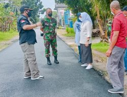 Dandim 0813 Dampingi Bupati Bojonegoro Monitoring Pembangunan Jalan Aspal