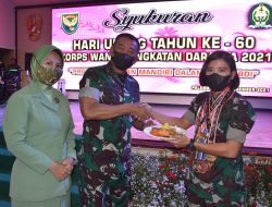 Pangdam ll/Sriwijaya Hadiri Acara Syukuran HUT Kowad Ke – 60 Tahun 2021