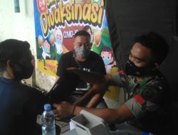 Percepatan Herd Immunity, Koramil 01/Ts Kodim 0503/JB Gelar Vaksinasi Usia 6 -11 Tahun
