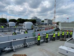 Sigma Satkor Koarmada II Latihan Replenishment at Sea
