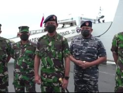 Gunakan KRI REM-331, Pangkoarmada II Pantau Situasi Keamanan Perairan Ambalat