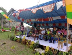 Dalam Rangka Menyambut Tahun Baru 2022, Satgas Yonarhanud 11/WBY Gelar Lomba Tradisional di Negeri Mahu