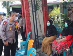 Kapolresta Deli Serdang Cek Vaksinasi di Kecamatan Lubuk Pakam dan Kecamatan Tanjung Morawa